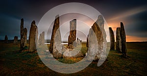 Callanish sunset Panorama