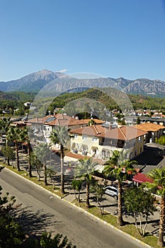 The panorama of Camyuva, Antalya provence, Turkey