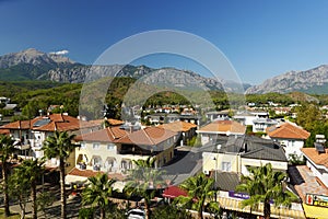 The panorama of Camyuva, Antalya provence, Turkey