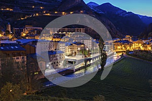 Panorama of Canillo, Andorra