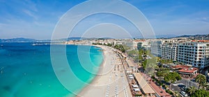 Panorama of Cannes, Cote d\'Azur, France, South Europe. Nice city and luxury resort of French riviera. Famous destination