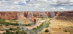 Panorama of Canyon de Chelly National Monument