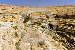 Panorama of Canyon in Mides, Tunisia photo