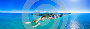 Panorama of Cape Drastis a Corfu island, Greece