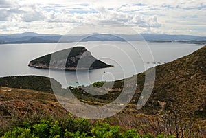 Panorama from Capo Figari