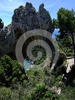 panorama of capri