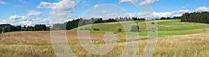 Panorama in Carpathian hills