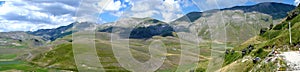 Panorama in castelluccio photo