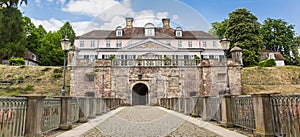 Panorama of the castle in Bad Pyrmont