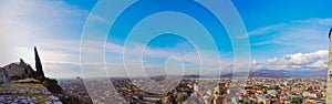 Panorama from the castle of Brescia, Italy photo