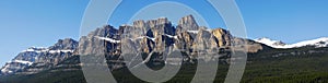 Panorama of castle mountain