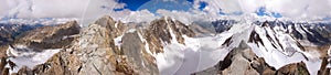 Panorama of the Caucasian mountains - 360