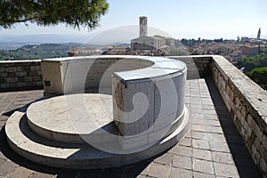 Panorama from Cavour Garden, Perugia.