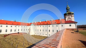 Panorama of Central Bohemian Gallery court, Kutna Hora, Czech Republic