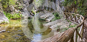 Panorama of the Cerrada de Elias gorge in Cazorla National Park photo