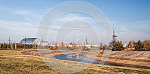 Panorama of the Chernobyl nuclear power plant