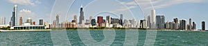 Panorama Chicago. Chicago cityscape. Skyscrapers of Chicago