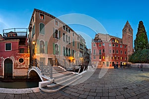 Panorama of Chiesa di San Vidal in the Evening, Venice