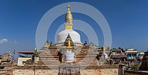 Panorama of the Chilancho Stupa in Kirtipur