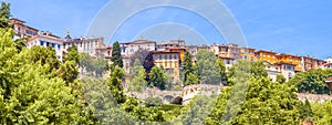 Panorama of Citta Alta, Bergamo, Italy