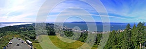 Panorama of City of Astoria Oregon