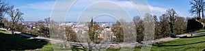 panorama of the city of Bielefeld in North Rhine-Westphalia, Germany
