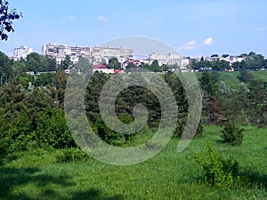 Panorama with the city of Botosani.