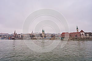 Panorama of city Budapest.