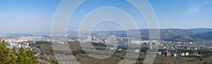 Panorama of the city of Krasnoyarsk. Siberia Russia