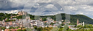 Panorama of the city of Marburg