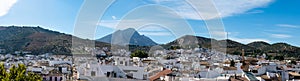 Panorama of the city of Priego de Cordoba in Spain photo