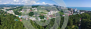 Panorama of the city of Sochi photo