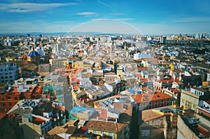 Panorama of the city of Valencia