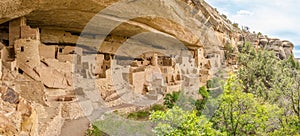 Panorama of Cliff Palace - Mesa Verde photo