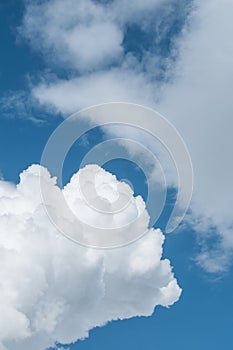 Cloudy sky with cumulo nimbus clouds