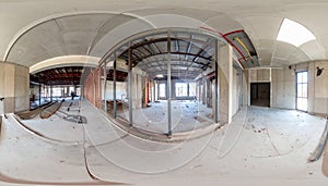 360 Panorama of a Commercial Space Under Construction