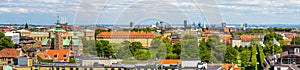 Panorama of Copenhagen from The Round Tower