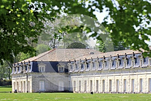 Panorama of the corderie royale in Rochefort, France