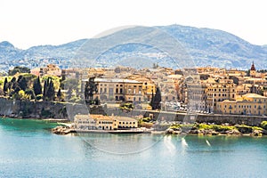 Panorama of Corfu isand