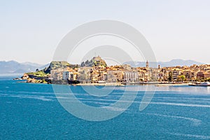 Panorama of Corfu isand