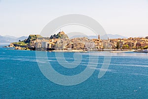 Panorama of Corfu isand