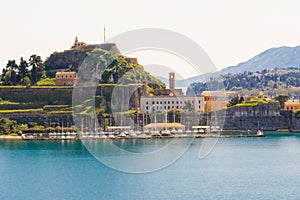 Panorama of Corfu isand