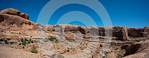 Panorama of Corona Arch and the surrounding area