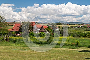 Panorama of the countryside Chalkidiki peninsula