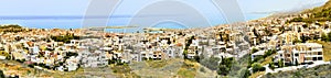 Panorama of Crete island, Greece