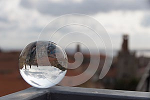 Panorama in a crystal ball