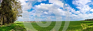 Panorama of czech countryside