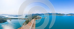 Panorama Dam of High Island Reservoir, Sai Kung, Hong Kong