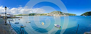 Panorama of Dartmouth Devon England