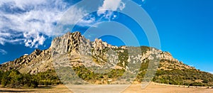 Panorama of Demerdzhi mountain photo